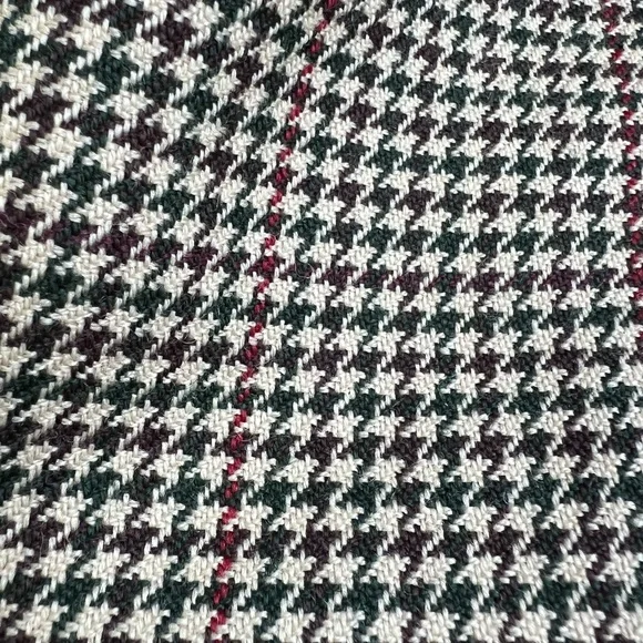 Ann Taylor 100% Wool Houndstooth Blazer Brown 10P - Picture 11 of 11